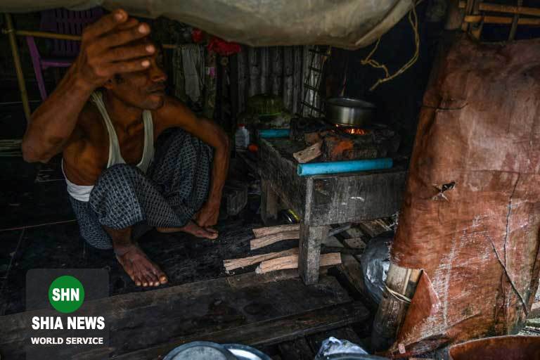 زندگی مسلمانان میانمار در اردوگاه‌های اجباری