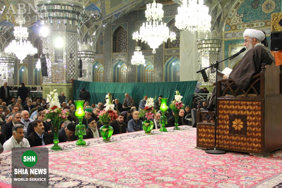 سخنرانی دبیرکل مجمع جهانی اهل بیت(علیه السلام) در حرم مطهر رضوی