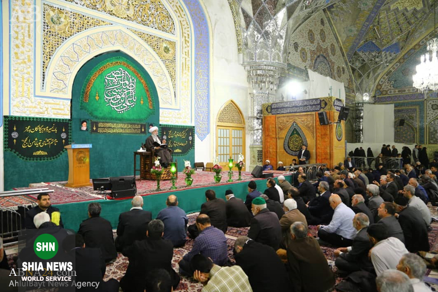 سخنرانی دبیرکل مجمع جهانی اهل بیت(علیه السلام) در حرم مطهر رضوی