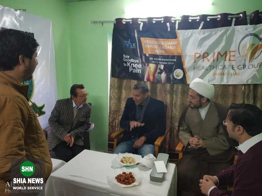 ایجاد کمپ درمانی رایگان توسط شیعیان در کارگیل هند