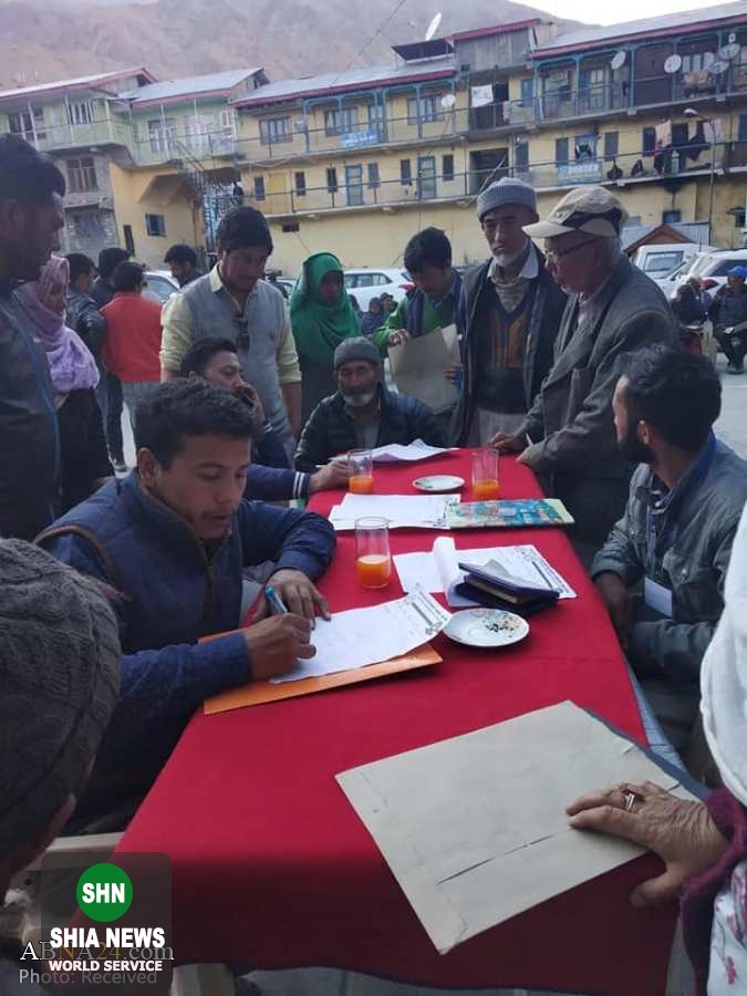 ایجاد کمپ درمانی رایگان توسط شیعیان در کارگیل هند