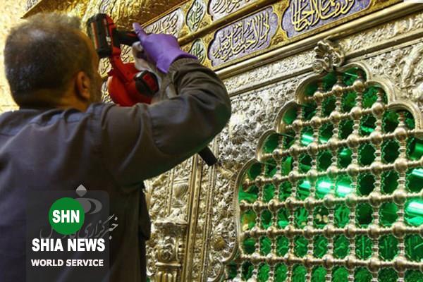 حرم امامین جوادین (علیهم السلام) عطرافشانی شد