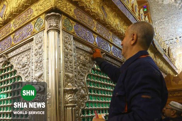 حرم امامین جوادین (علیهم السلام) عطرافشانی شد