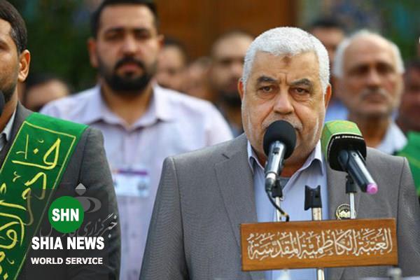 توسل خادمان حرم کاظمین برای رهایی از فتنه عراق توسل خادمان حرم کاظمین برای رهایی از فتنه عراق