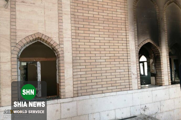 آتش زدن مرقد آیت الله محمدباقر حکیم در نجف آتش زدن مرقد آیت الله محمدباقر حکیم در نجف