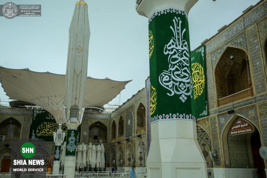 تزیین صحن و رواق حرم علوی به مناسبت اعیاد شعبانیه تزیین صحن و رواق حرم علوی به مناسبت اعیاد شعبانیه