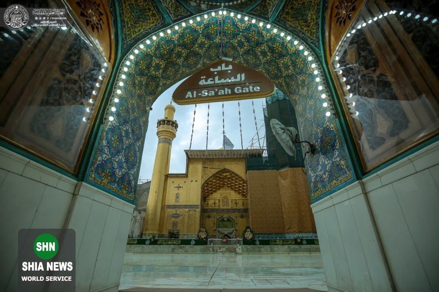 تزیین صحن و رواق حرم علوی به مناسبت اعیاد شعبانیه تزیین صحن و رواق حرم علوی به مناسبت اعیاد شعبانیه