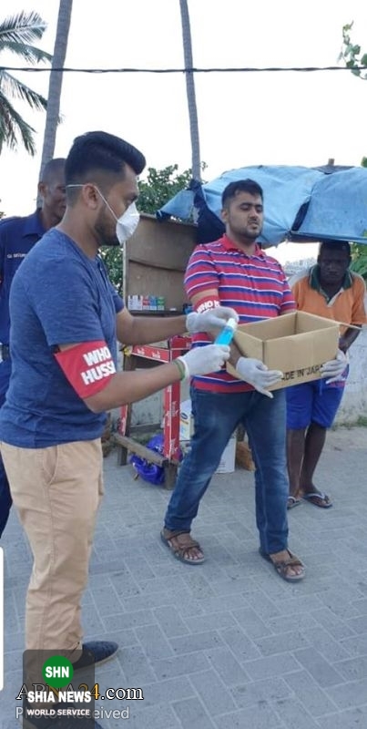 کمک&zwnj;های بهداشتی سازمان حسین کیست در دارالسلام