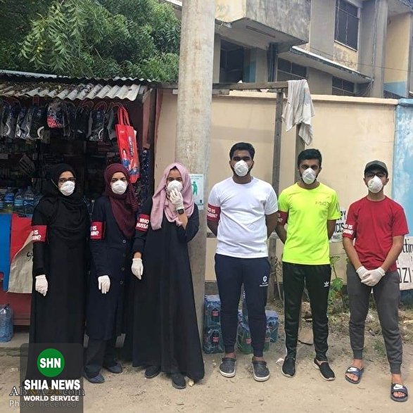 کمک&zwnj;های بهداشتی سازمان حسین کیست در دارالسلام