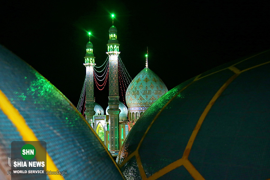 مسجد جمکران در آستانه شب نیمه شعبان