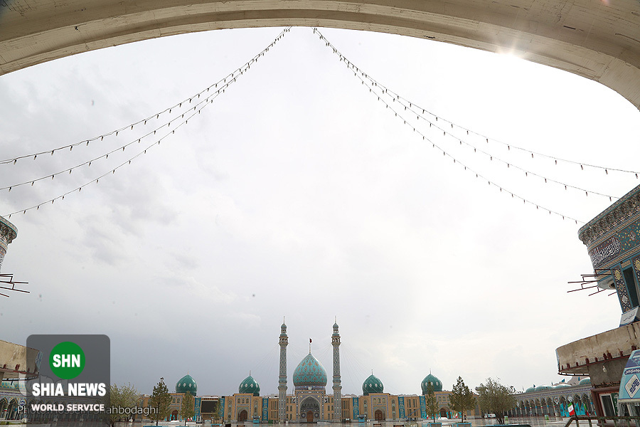 مسجد جمکران در آستانه شب نیمه شعبان مسجد جمکران در آستانه شب نیمه شعبان