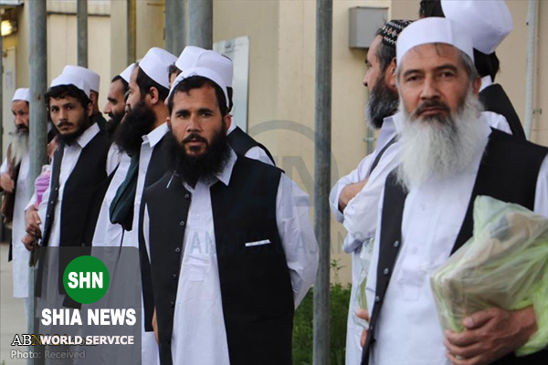 تصاویر آزادی ۱۰۰ زندانی طالبان