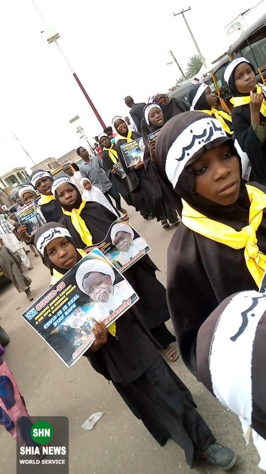 دانش آموزان نیجریه خواستار آزادی شیخ زکزاکی شدند