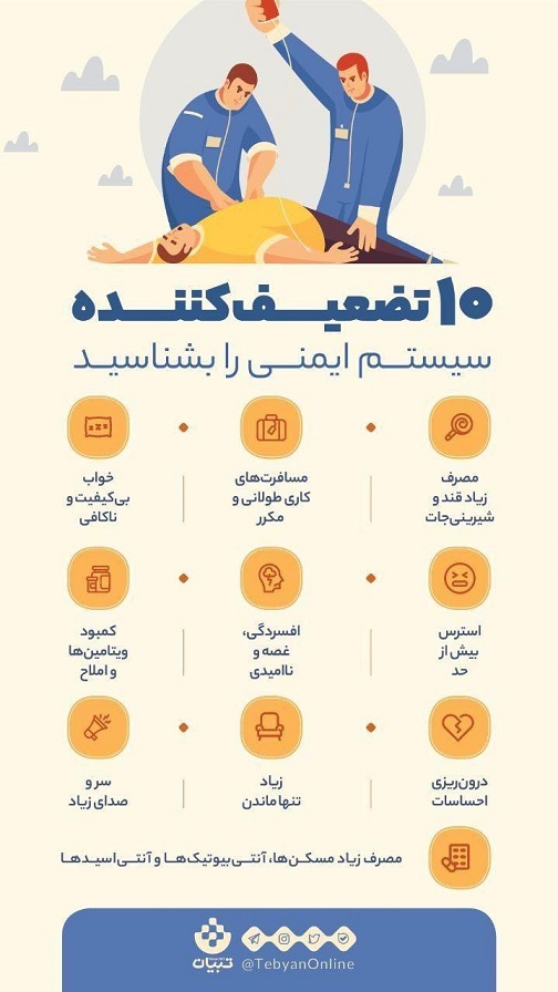 ۱۰ تضعیف&zwnj; کننده سیستم ایمنی را بشناسید