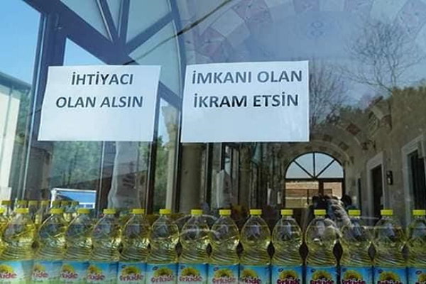 تبدیل مسجد ترکیه به سوپرمارکت نیازمندان