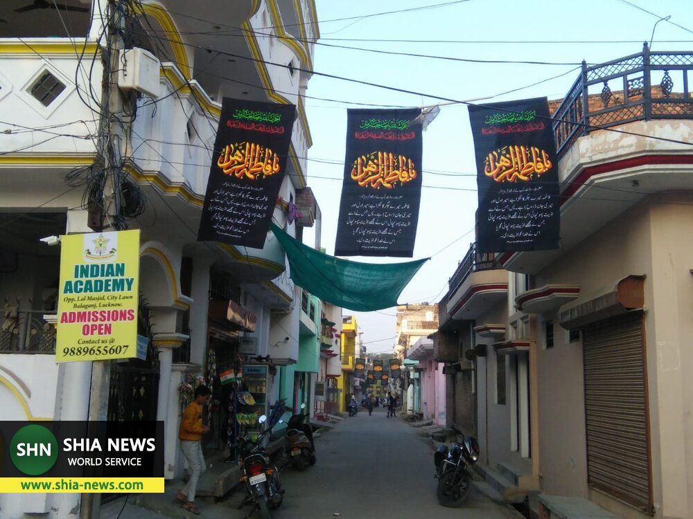 تصاویر از سیاهپوشی ایام فاطمیه در هندوستان