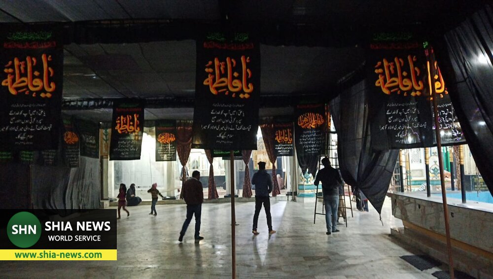 تصاویر از سیاهپوشی ایام فاطمیه در هندوستان