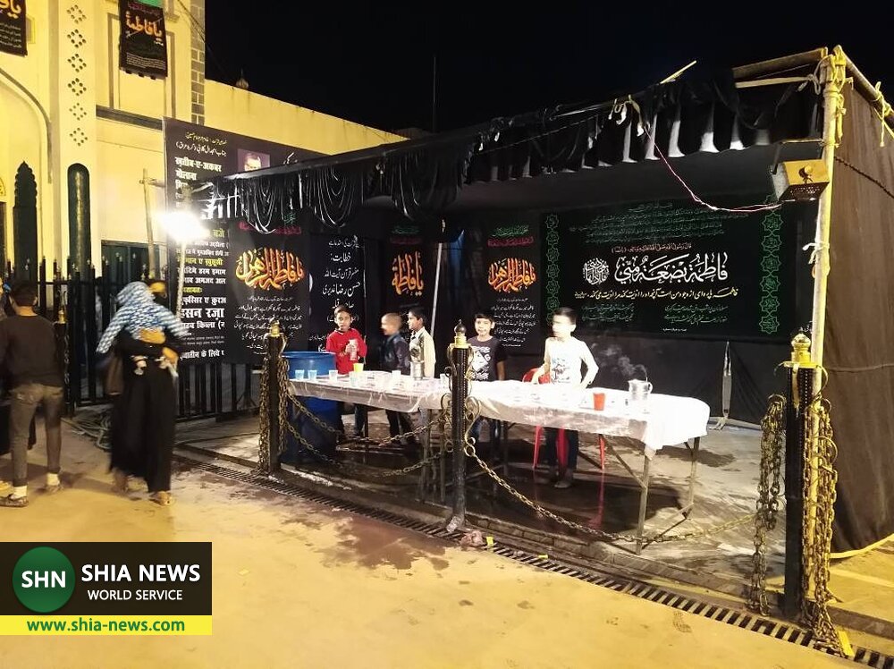 تصاویر از سیاهپوشی ایام فاطمیه در هندوستان