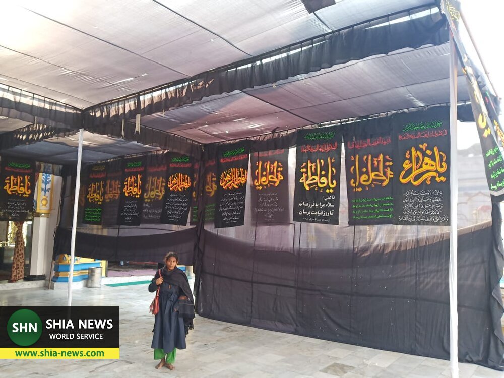 تصاویر از سیاهپوشی ایام فاطمیه در هندوستان