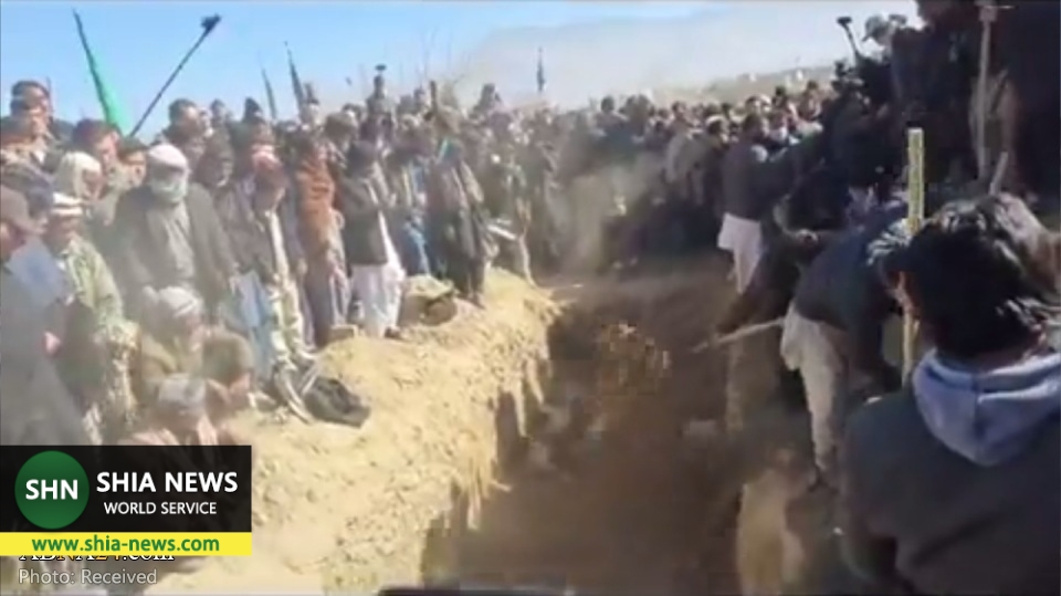 تشییع و خاکسپاری پیکر شهدای شیعه هزاره در کویته پاکستان