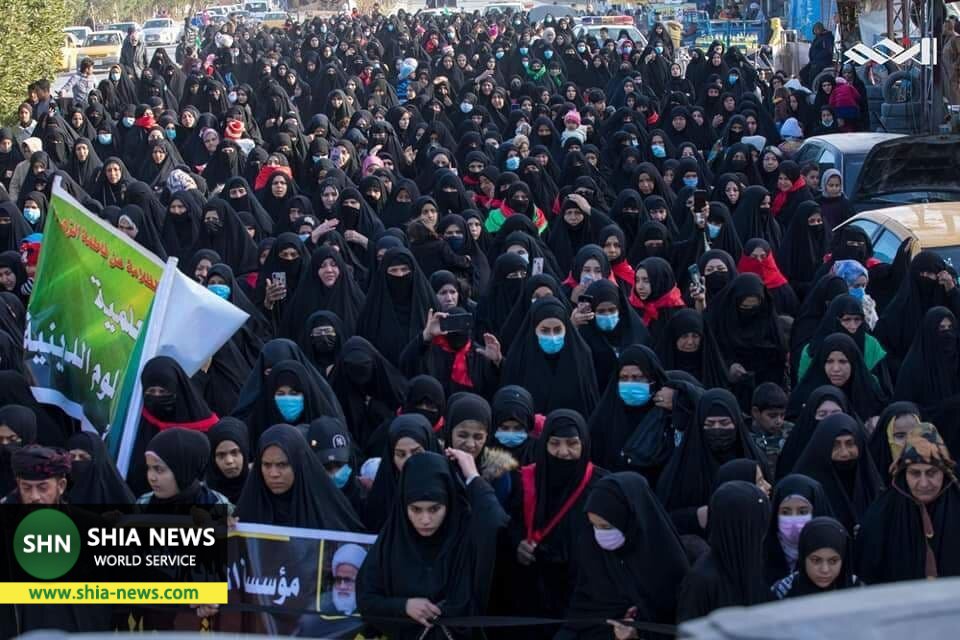 عزاداری شیعیان عراق در عزای شهادت حضرت زهرا(سلام الله علیها) عزاداری شیعیان عراق در عزای شهادت حضرت زهرا(سلام الله علیها)