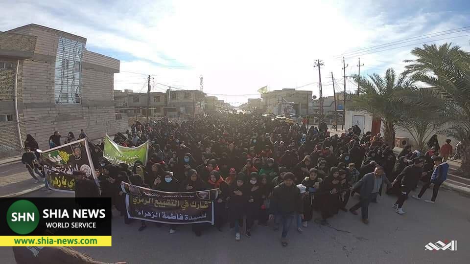 عزاداری شیعیان عراق در عزای شهادت حضرت زهرا(سلام الله علیها) عزاداری شیعیان عراق در عزای شهادت حضرت زهرا(سلام الله علیها)