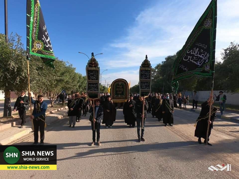 عزاداری شیعیان عراق در عزای شهادت حضرت زهرا(سلام الله علیها) عزاداری شیعیان عراق در عزای شهادت حضرت زهرا(سلام الله علیها)