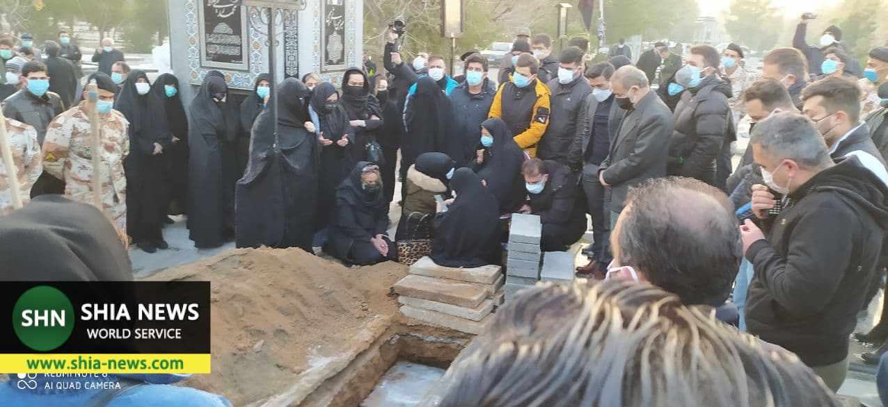 پیکر علی انصاریان در بهشت زهرا تشییع و به خاک سپرده شد