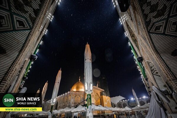 بارش رحمت الهی در حرم های مقدس کربلا و نجف