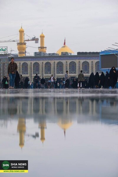 بارش رحمت الهی در حرم های مقدس کربلا و نجف