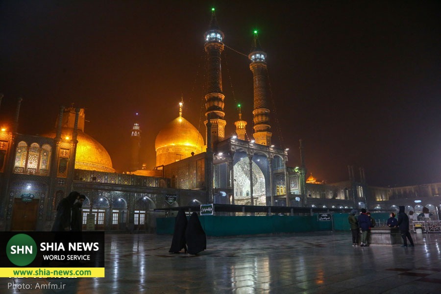 حال و هوای سحرگاهی حرم حضرت معصومه(س)