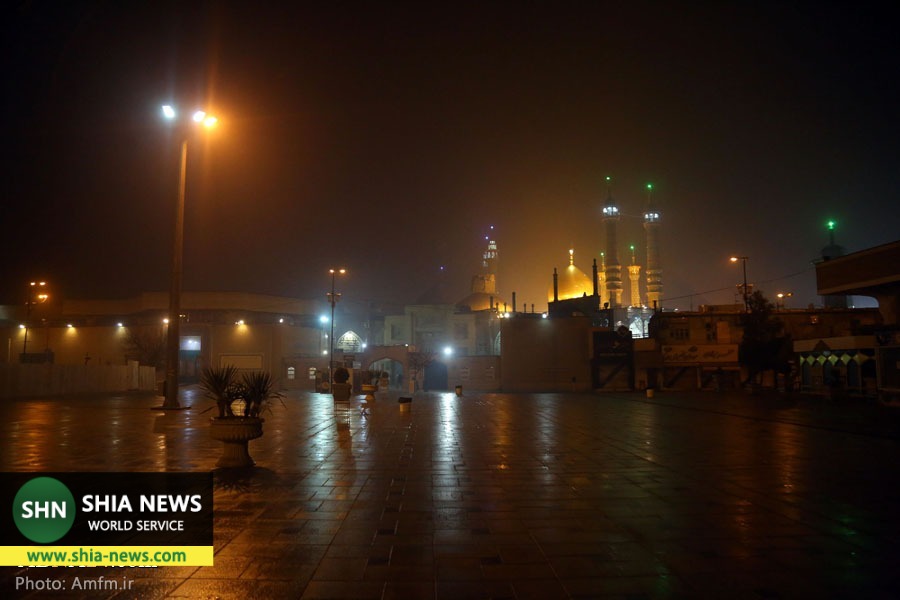 حال و هوای سحرگاهی حرم حضرت معصومه(س)
