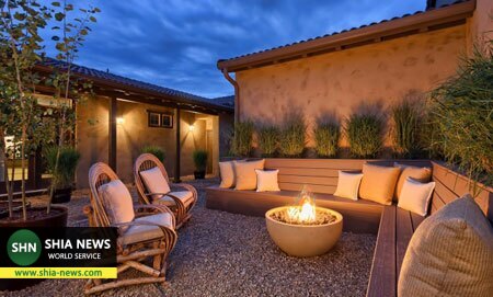 نحوه چیدمان و طراحی فضاهای بیرونی خانه