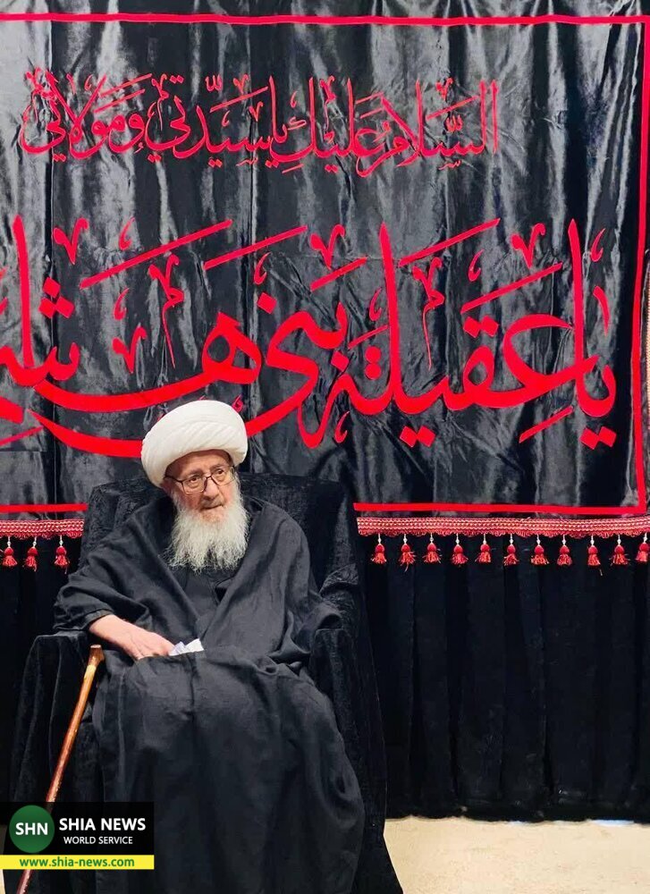 حضور آیت الله وحید در جمع عزاداران حضرت زینب کبری(س) حضور آیت الله وحید در جمع عزاداران حضرت زینب کبری(س)