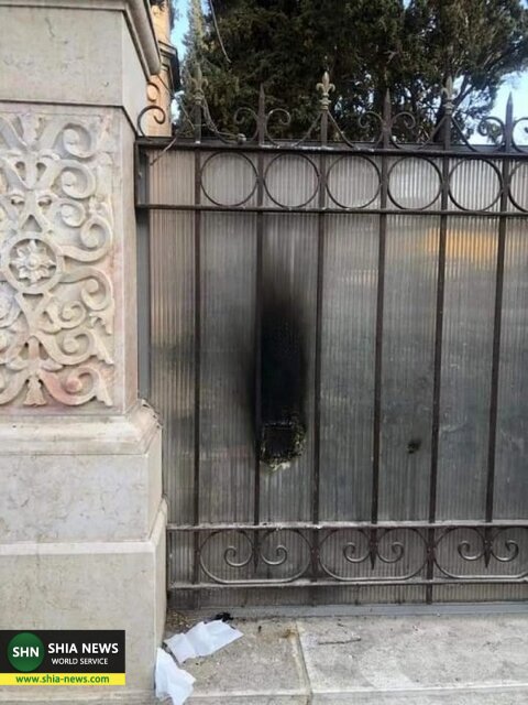یهودیان افراطی ورودی کلیسای رم در قدس را آتش زدند