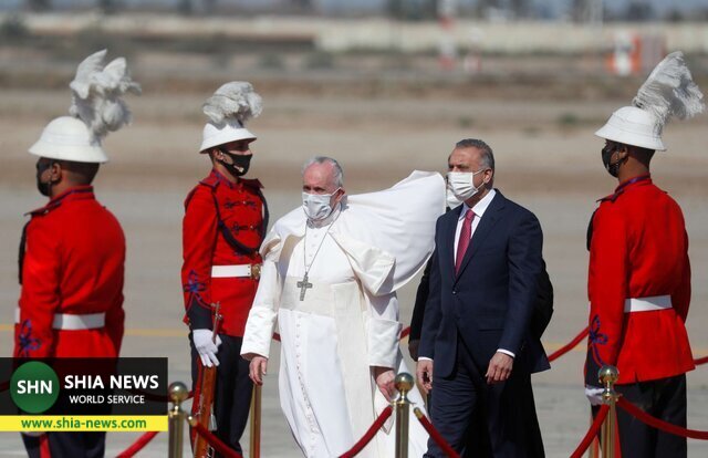 سفر تاریخی پاپ فرانسیس به عراق آغاز شد/ زائر صلح وارد بغداد شد