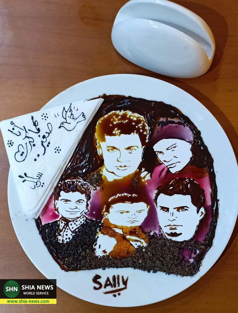 نقاشی های جذاب و دیدنی با مواد غذایی