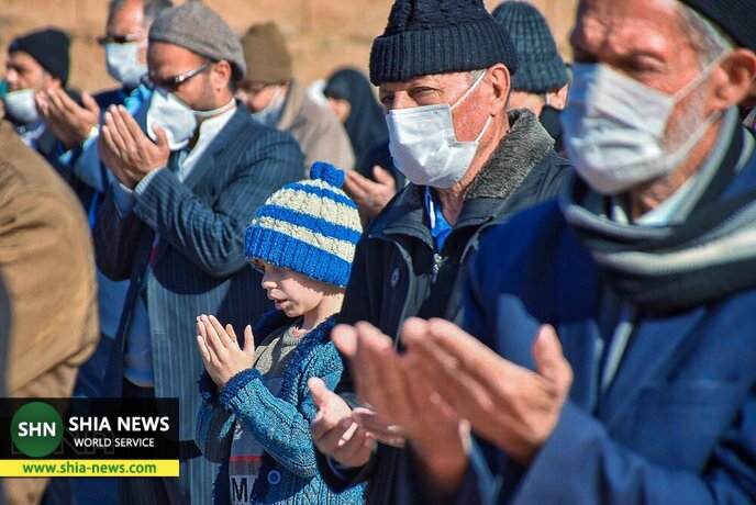 اقامه نماز باران در شهر نجف آباد