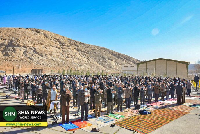 اقامه نماز باران در شهر نجف آباد