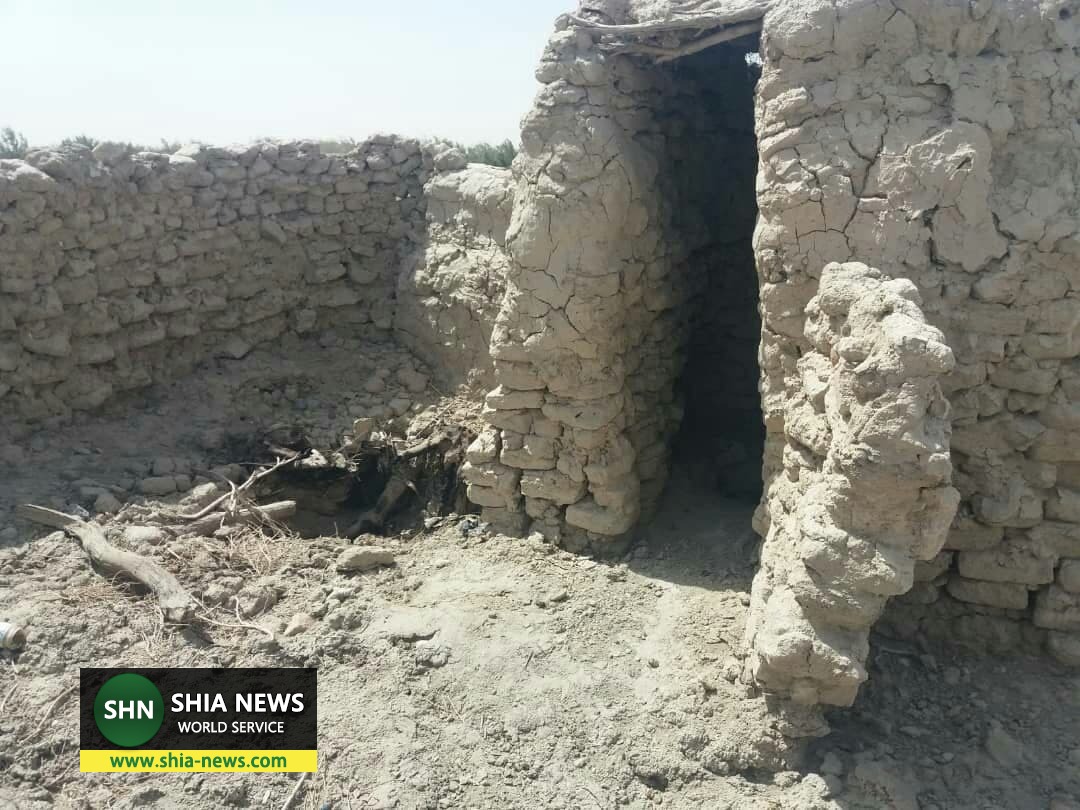 گزارش تصویری: وضعیت سکونت شیعیان امیرالمومنین علیه السلام  در اطراف زابل