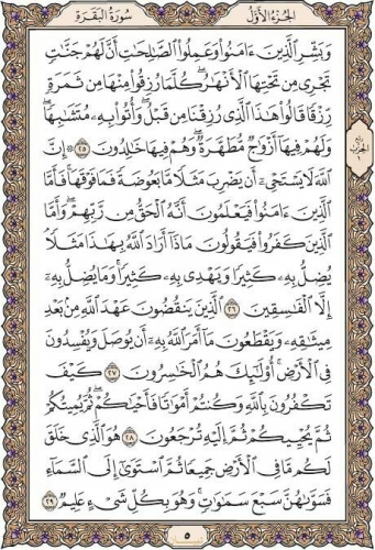 دانلود صوت ترتیل صفحه به صفحه قرآن/ صفحه پنجم