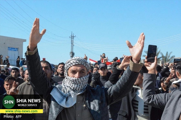 تشییع پیکر ۷ عضو خانواده عراقی کشته شده در حمله داعش
