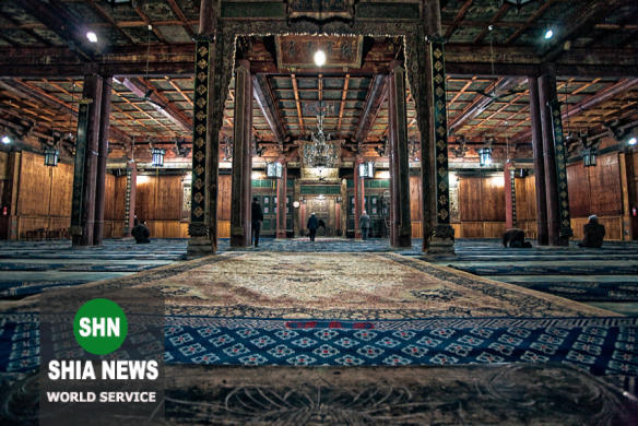 مسجدشی آن چین مزین به خوشنویسی کل قرآن کریم