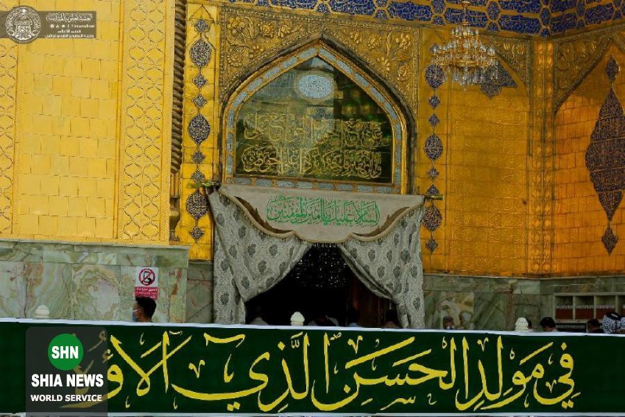 استقبال باشکوه آستان مقدس علوی از زادروز امام حسن مجتبی