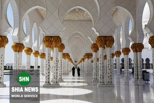 مسجدی لوکس از جنس طلا + تصاویر