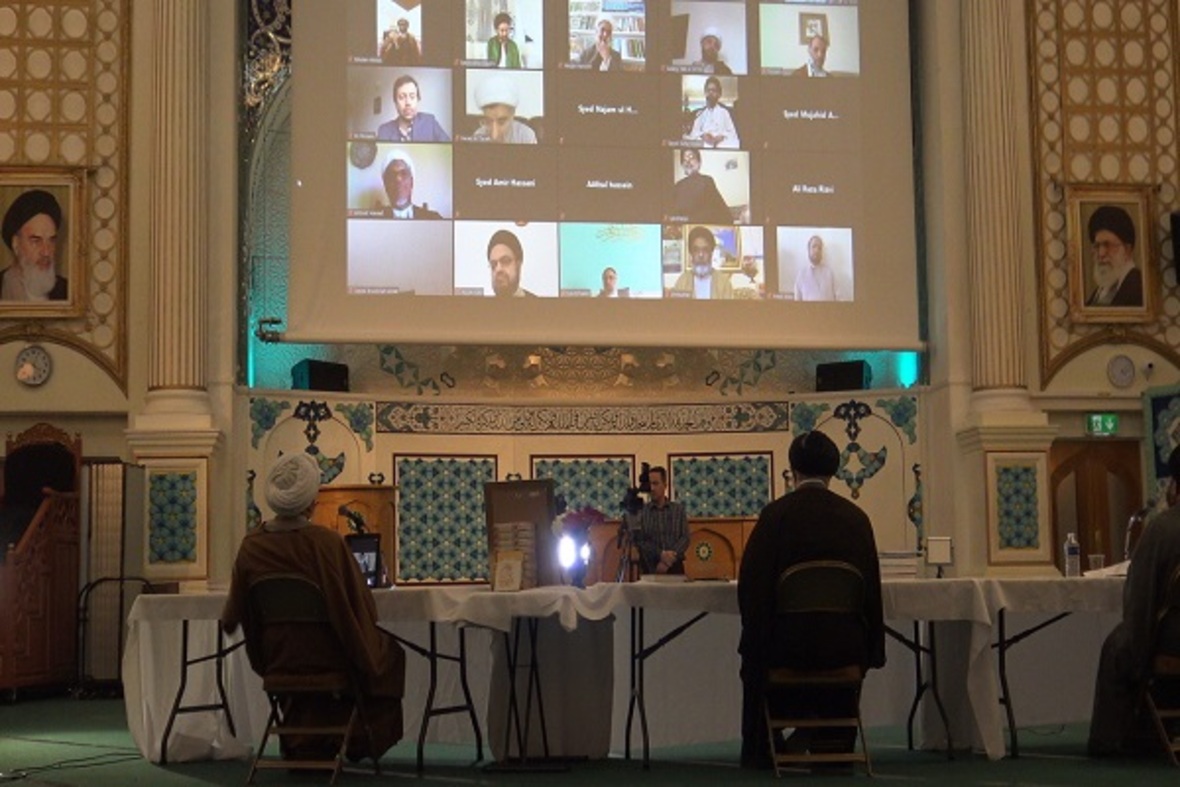 اجلاس مجازی علما و مبلغان مراکز اسلامی انگلستان برگزار شد