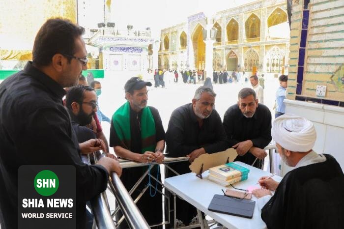 ایستگاههای پاسخگویی به سؤالات شرعی در حرم مطهر علوی ایستگاههای پاسخگویی به سؤالات شرعی در حرم مطهر علوی