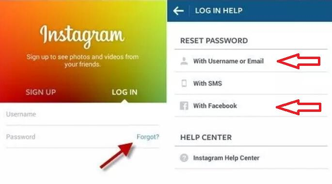 رمز عبور اینستاگرام را چگونه بازیابی کنیم
