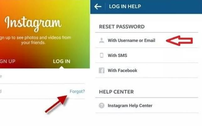 رمز عبور اینستاگرام را چگونه بازیابی کنیم