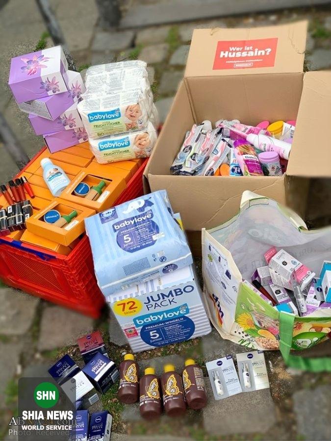 توزیع کمک‌های بهداشتی از سوی سازمان حسین کیست